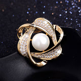 Rhinestone Scarf Ring Buckle Clip Scarf Clip Versatile Brooch Rubber Pin Backs for Lapel